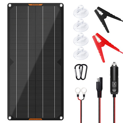 10 20 30 50W Solar Trickle Charger for Car Battery 12V Solar Battery Maintainer