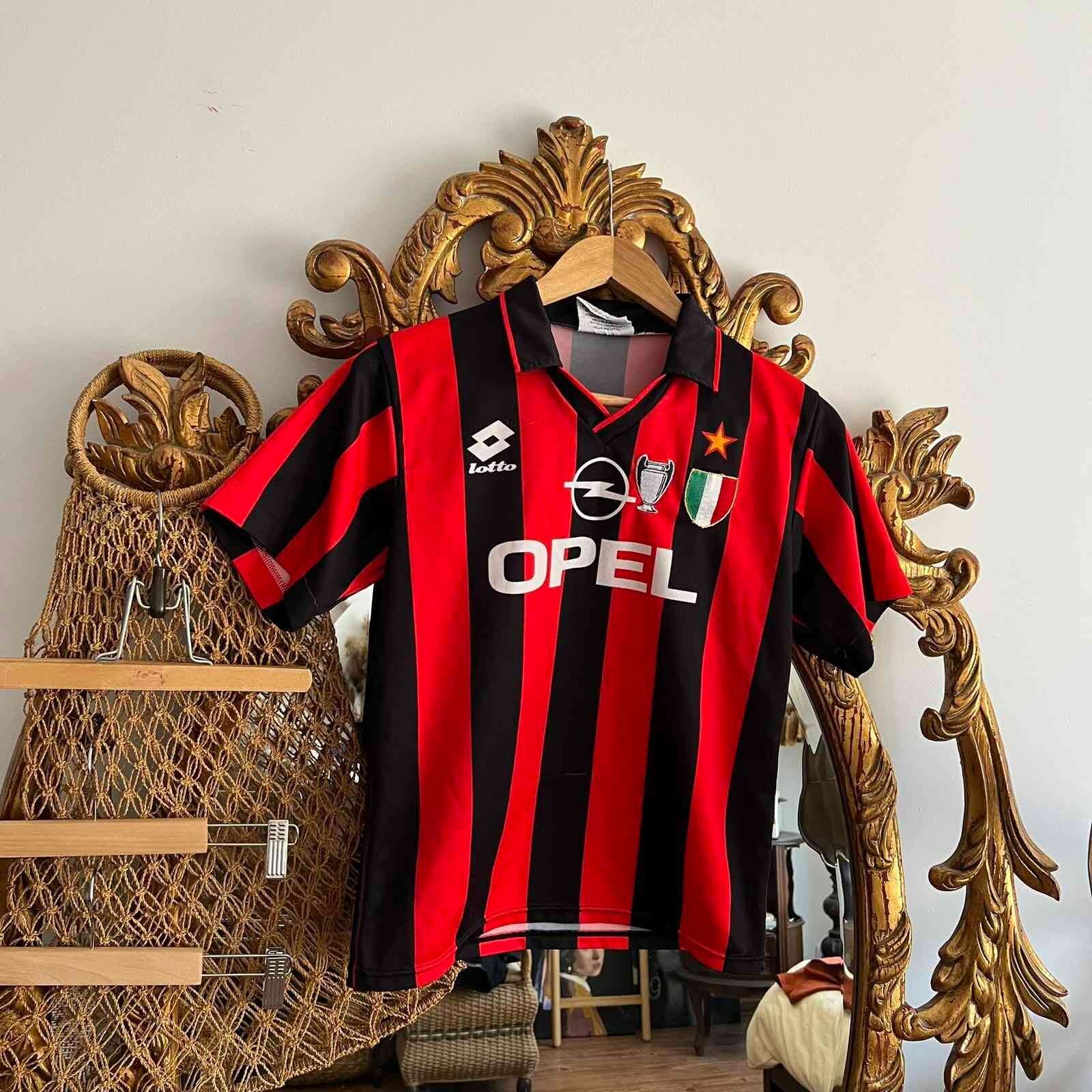 lotto ロット ACミラン 1993-1994 ユニホーム Vintage Lotto AC Milan 1993/94 Home Soccer Jersey Sz youth L | eBay