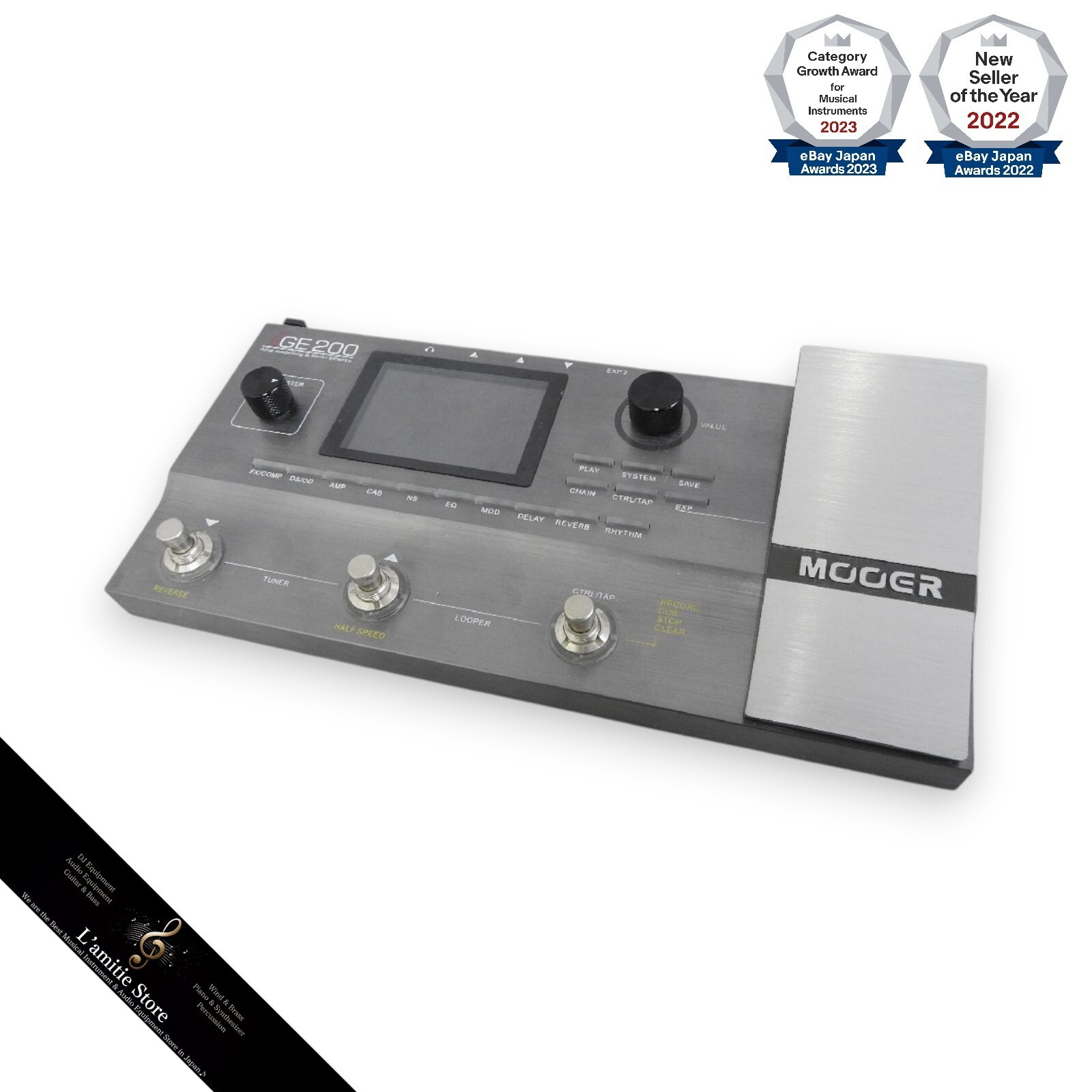 Mooer GE200 GE-200 Amp Modeling Electric Guitar Digital