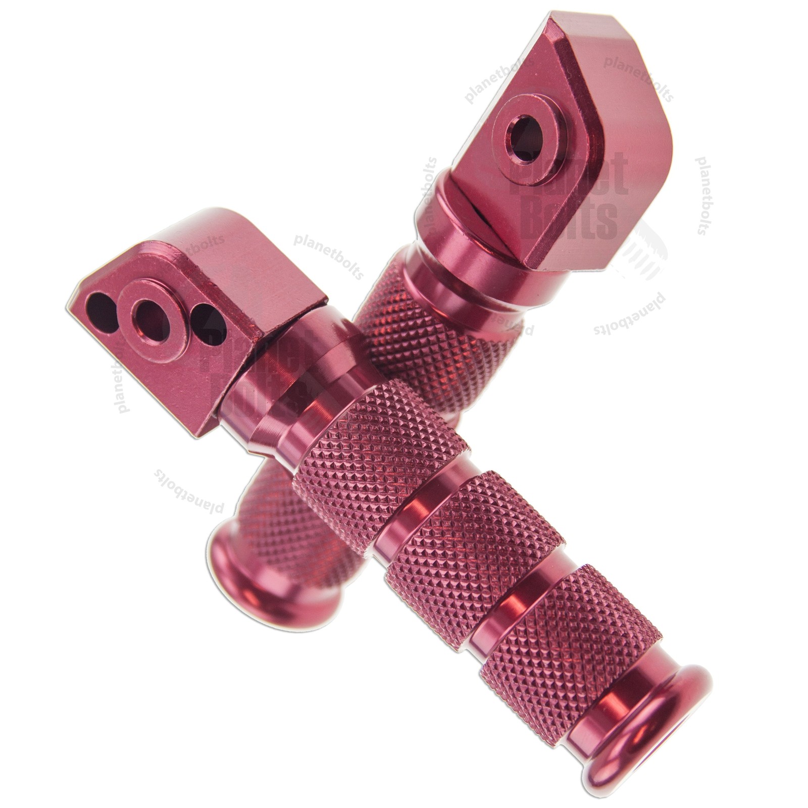 N Red Rear Sport Foot Peg For Kawasaki Ninja ZX 6R 9R Step Set