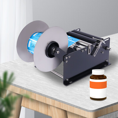 MT-30 Manual Semi Automatic Label Applicator Round Bottle Cans Label Labeling