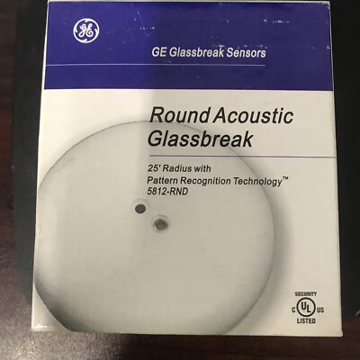 Interlogix Indoor Acoustic Glassbreak Detector with Round Housing 5812-RND