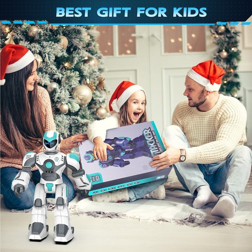 Rechargeable 15.4" Extra Large Remote Control Smart Robot Toy for Kids Age 3+