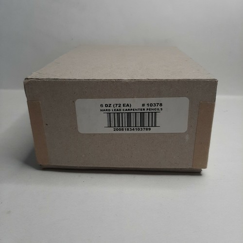 72 X C. H. Hanson Hard Lead Carpenters Pencils Wood Brick Plaster 10378