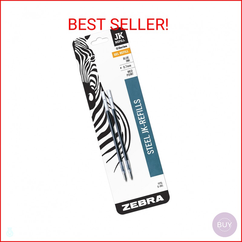 Zebra Pen G-301 Stainless Steel Pen JK-Refill, Fine Point, 0