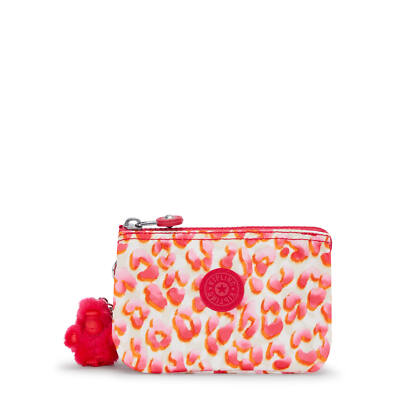 Kipling Women's Creativity Small Printed Organizer Pouch Coin Purse Keychain