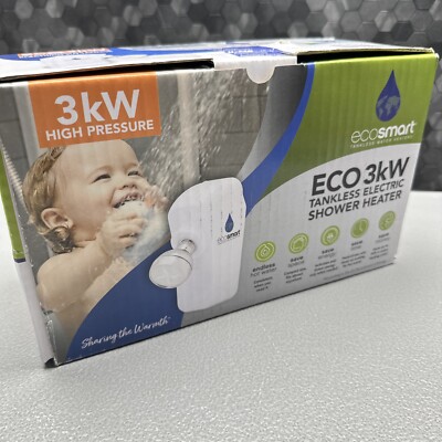 ECOSMART ECO 3KW TANKLESS ELECTRIC SHOWER HEATER