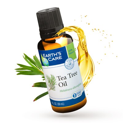 Earth's Care 100% Pure Tea Tree Essential Oils - 1 FL OZ.