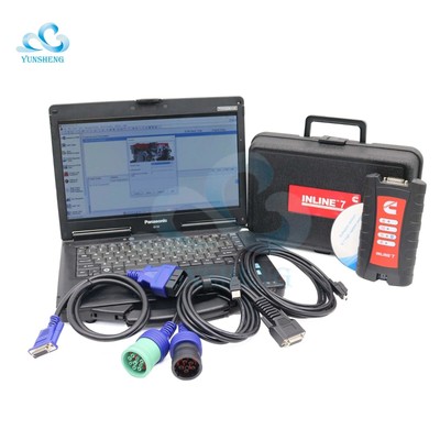 for Cummins Inline 7 Data Link Diesel Truck Diagnostic Tool CF53 Laptop 256g SSD