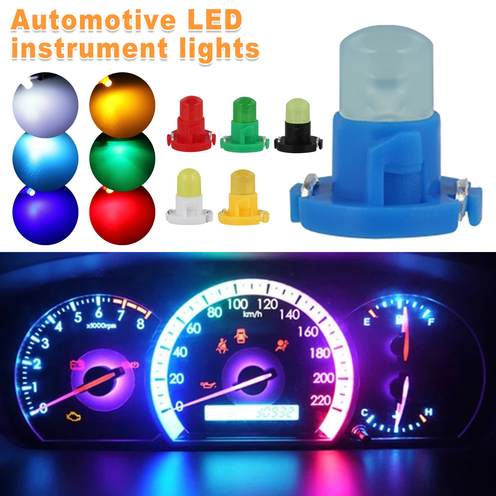 5-20pcs T4 T4.2 Neo Wedge Dash A/C Climate Control HVAC Switch LED Light Bulb