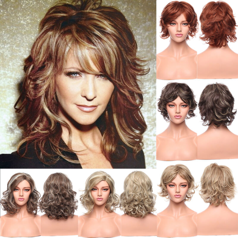 Ladies Long Blonde Full Wig Hair Fringe Style Brown Black Fashion Wigs Wig Ombre Ebay