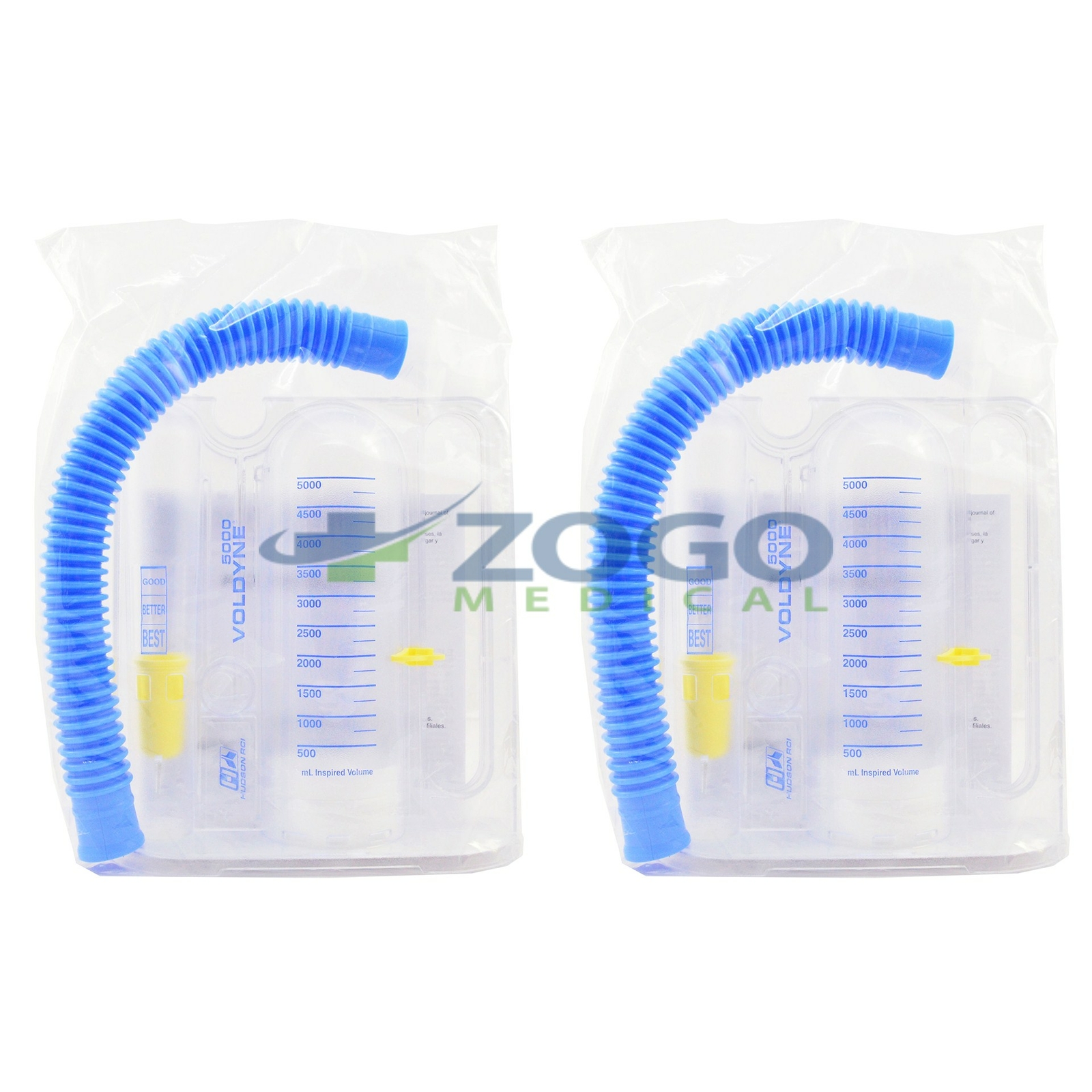 Voldyne 5000 Volumetric Exerciser (Breathing Excerciser) Pack of 2 eBay