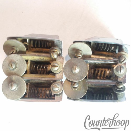 Rogers 6x Beavertail Tom Drum Lugs Chrome Powertone/Holiday 1st-Gen Cleveland 60