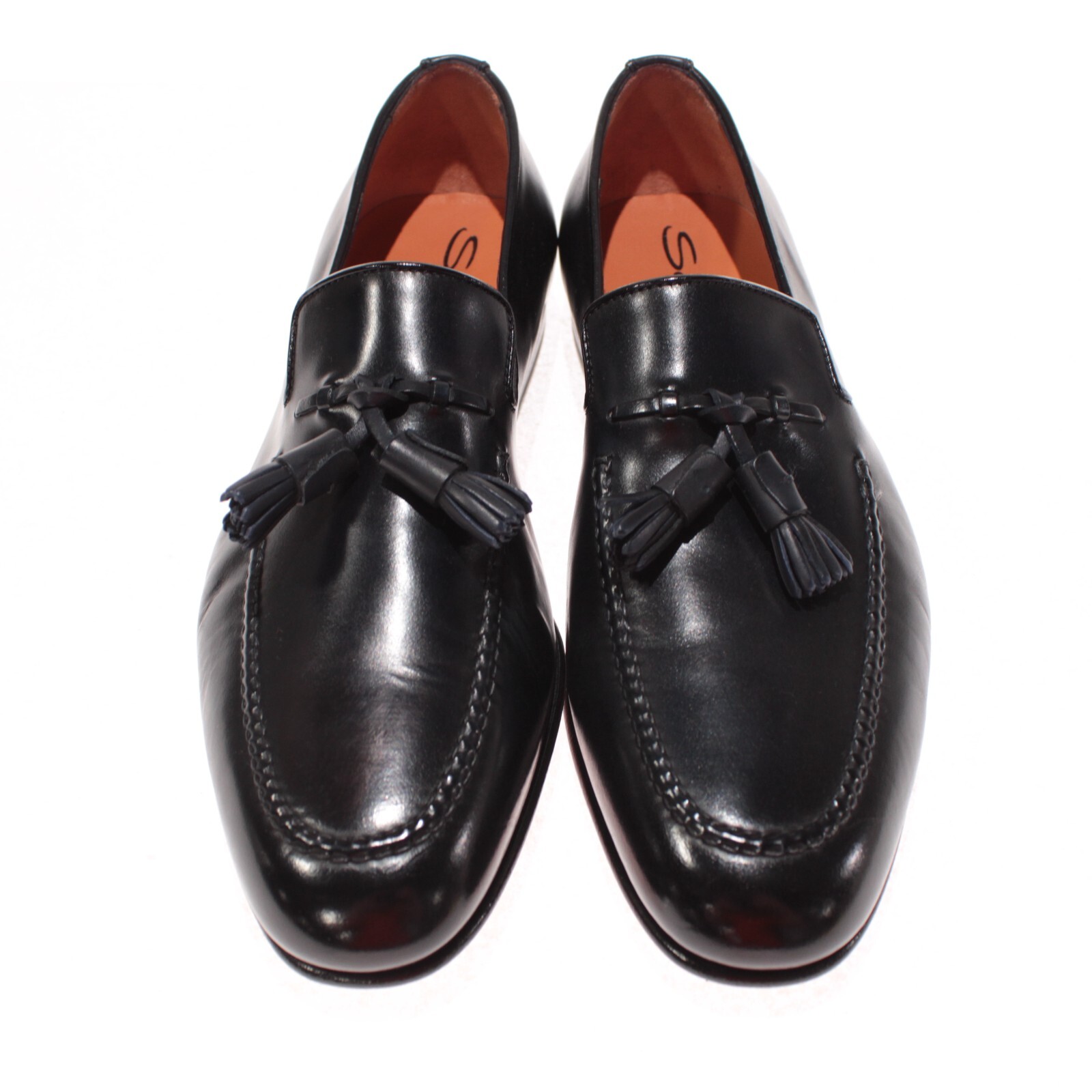 Santoni NWB Tassel Dress Loafers Size 8 9 US In Solid Very Santoni NWB Tassel Dress Loafers Size 8 9 US In Solid Very
