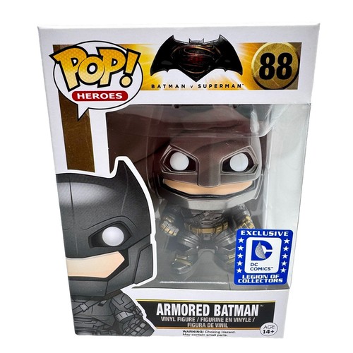 Funko Pop Armored Batman #88 DC Legion Collectors Exclusive
