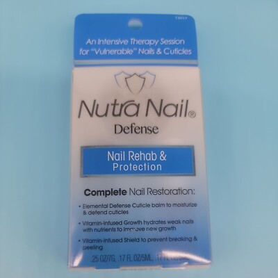 Nutra Nail Defense Nail Rehad & Protection FAST FREE SHIP