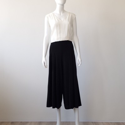 MAX&CO MAX MARA JUMPSUIT PLAYSUIT XS 34 USA0 UK4 SILK JERSEY WIDE LEG V NECK