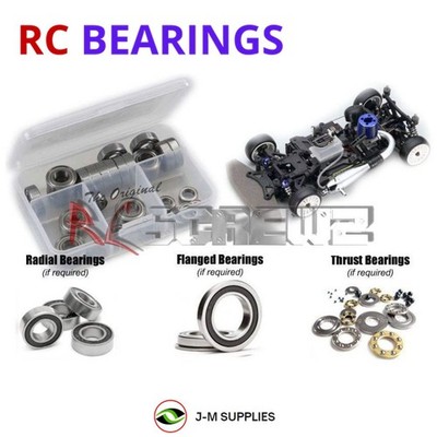 RCScrewZ Rubber Shielded Bearings kyo096r for Kyosho V-One S III (31331) | SET