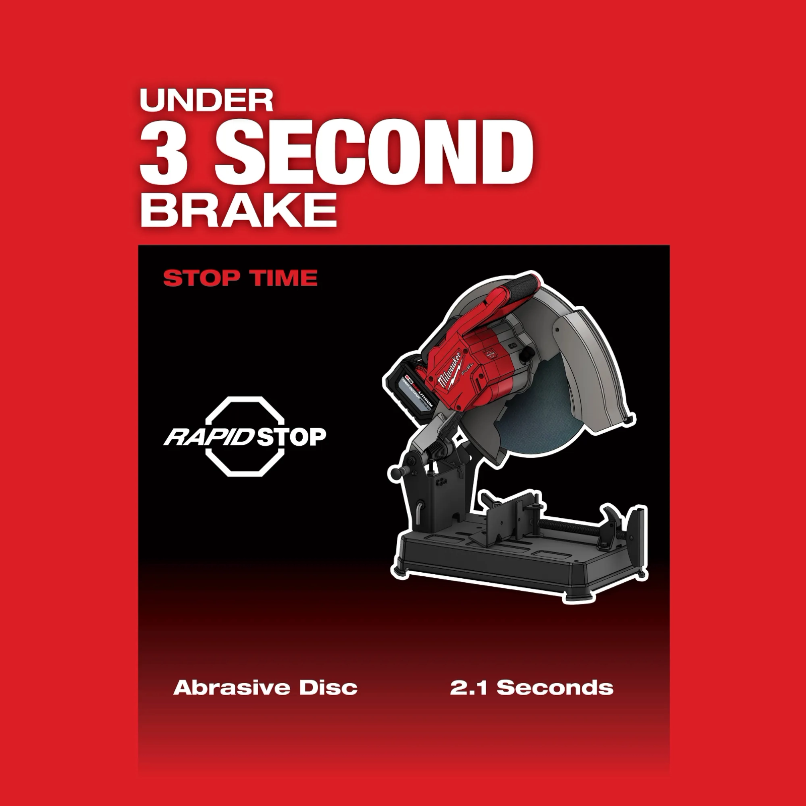 Milwaukee 2990-20 M18 Fuel 14" Abrasive Chop Saw (Bare)