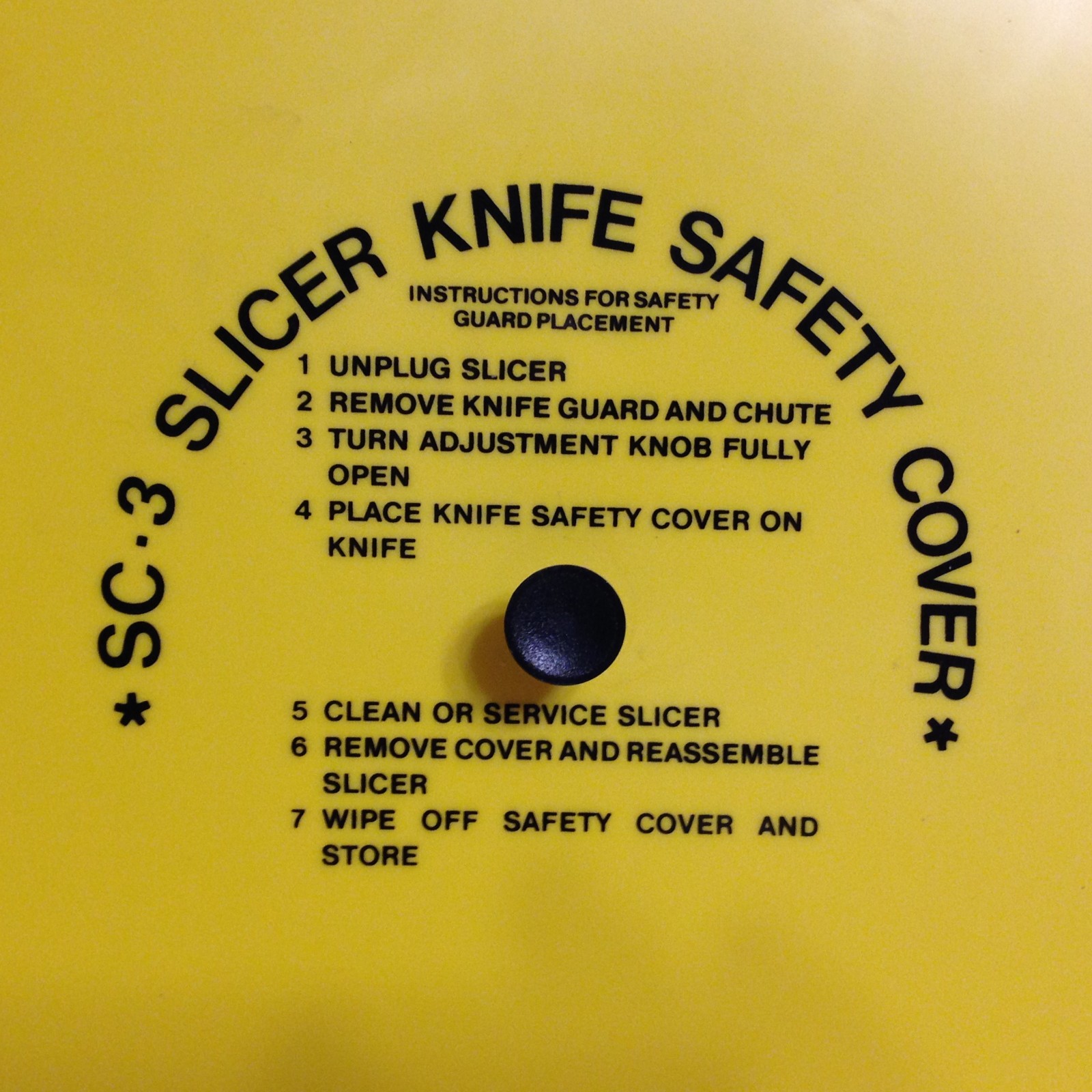 McGraw Manufacturing SC-3 Slicer Knife Safety Cover Magnetized Made in USA!