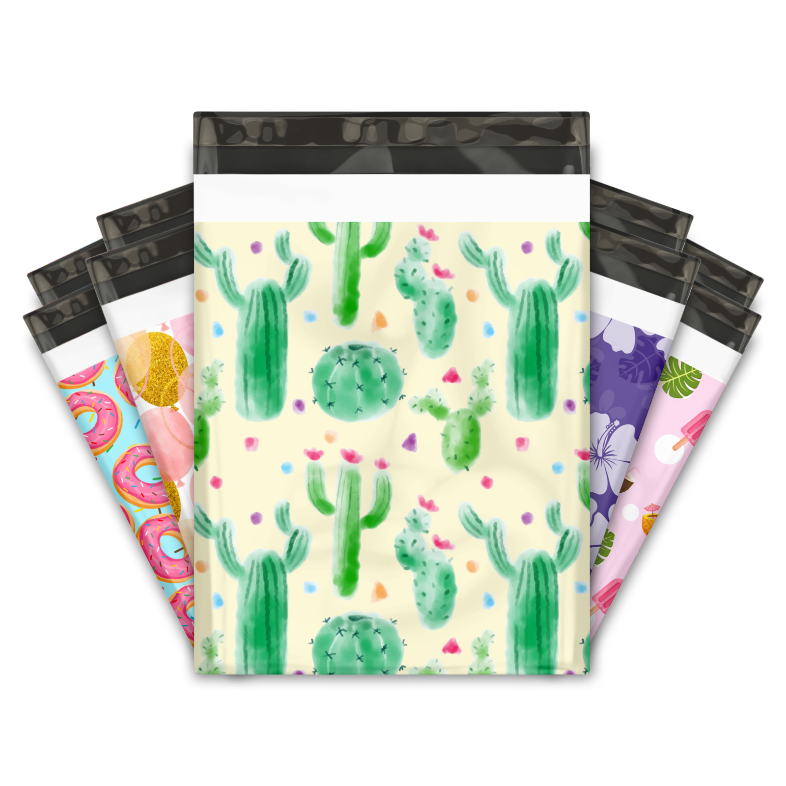 10x13" Designer Poly Mailers Shipping Envelopes Premium Colorful Printed Bags