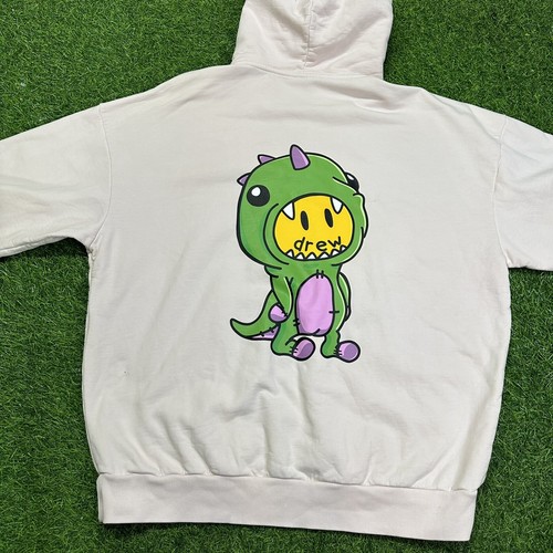 Drew House Dino Zip Hoodie Pink XL