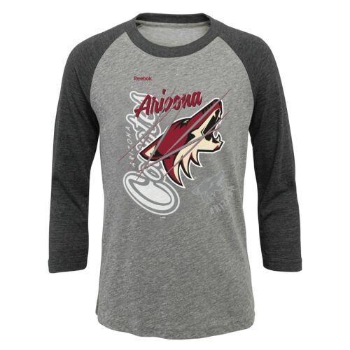 Reebok NHL Youth Girls (7-16) Рубашка реглан Arizona Coyotes с перламутром