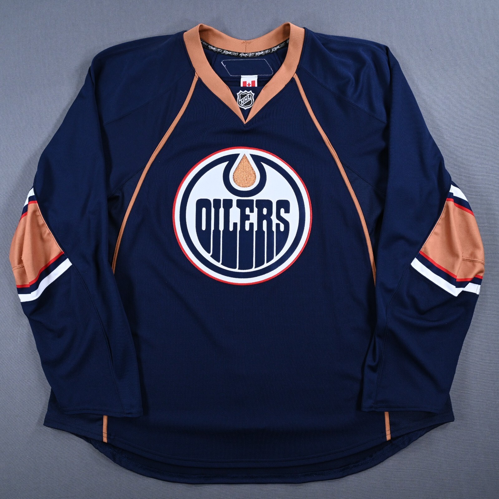 Reebok - NHL　Edmonton Oilers　パーカー　レディスＬ　青　USA古着 Reebok - NHL Edmonton Oilers パーカー レディスL 青 USA古着