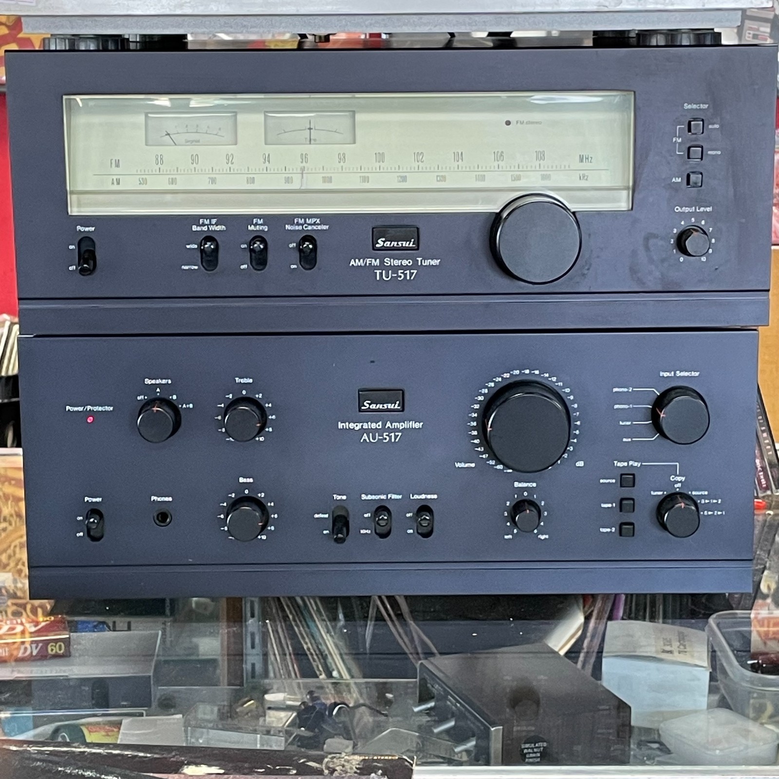 Sansui AU/TU-517 Stereo Integrated Amplifier and Tuner BOTH