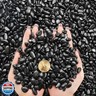NUPICK 6lb River Rocks for Plants Indoor, 3/8 Inch Black Pebbles for Vases Fillers, Decorative Pea Gravel for Fish Tank, Natural Polished Stones for Succulent, Bonsai, Landscaping, Bird Baths