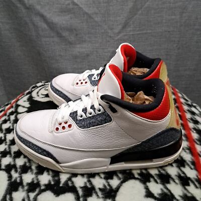 シューズ(男性用) Nike Air Jordan 3 Retro \"Fire Red Denim\" Jordan 3 Retro Denim SE 'Fire Red' - Air Jordan - CZ6431 100