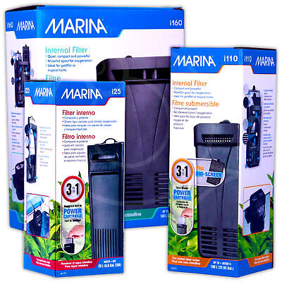 Marina i25 i110 i160 Internal Aquarium Filter Power Fish Tank Cartridge Media