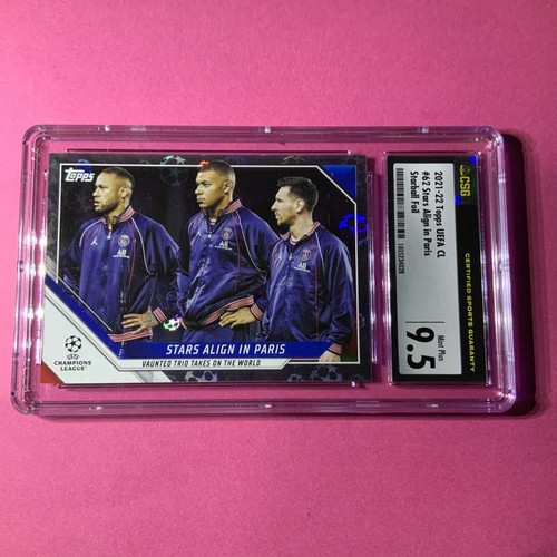 2021-22 Topps UEFA CL soccer Stars Align in Paris #62 2021-22 Topps UEFA CL soccer Stars Align in Paris #62