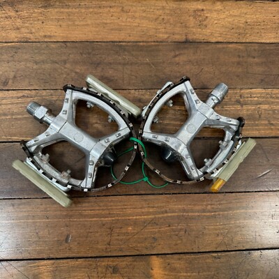 Mongoose ATB VP-747 Pedals 9/16 in Old School BMX Bear Trap  3PC OG 80s A2