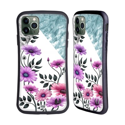 HEAD CASE DESIGNS MARBLE & FLORALS HYBRID CASE FOR APPLE iPHONES PHONES
