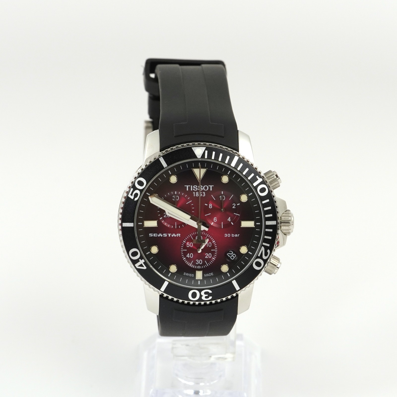 Tissot Seastar 1000 Chronograph Quartz Watch 45.5mm - T120.417.17.421.00