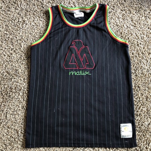 ミュージシャン BE:FIRST ORIGINAL BASKETBALL JERSEY Vintage Y2K Matix Skateboarding Brandon Biebel Rasta