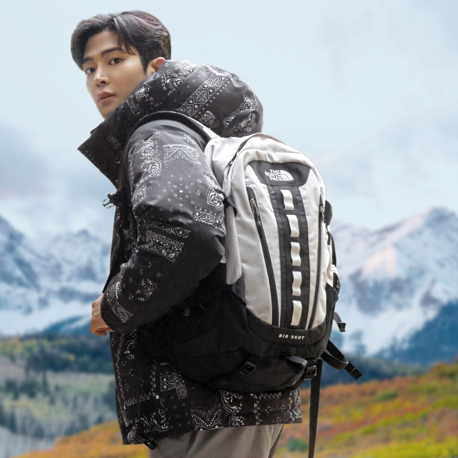 New THE NORTH FACE BIG SHOT BACK PACK NM2DN51C LIGHT GRAY New THE NORTH FACE BIG SHOT BACK PACK NM2DN51C LIGHT GRAY