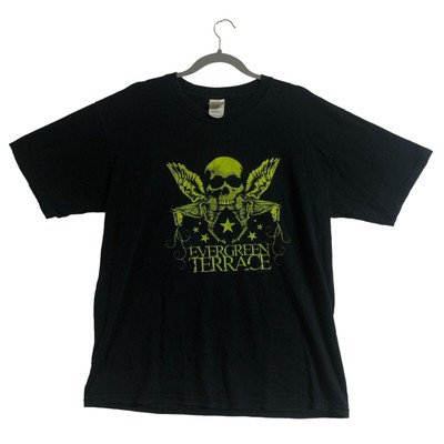 Evergreen Terrace T Shirt Size L Black Graphic Hardcore Metal Music Band