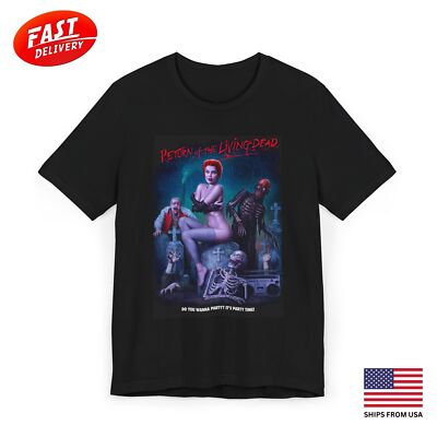 Halloween Movie Poster T-Shirt Return of the Living Dead, Black Halloween Shirt