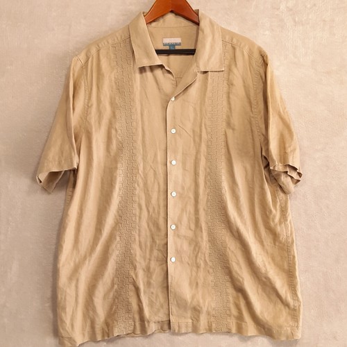 トップス 90s BREAKWATER Linen Open Collar Shirt 90s~ BREAKWATER short sleeve open collar linen shirt box