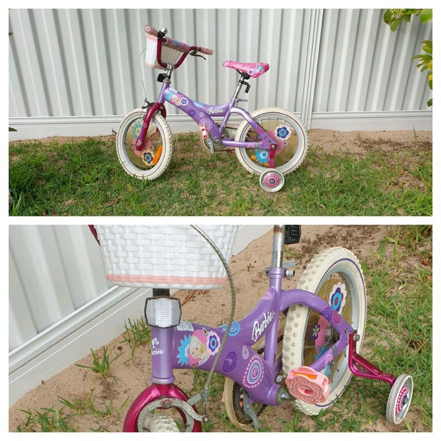 barbie bike for 3 year old