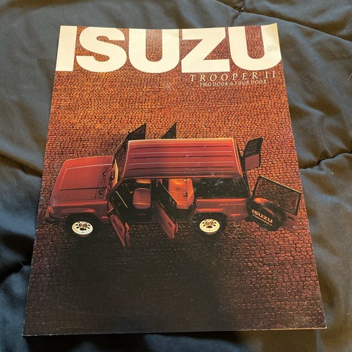 1985 Isuzu Trooper II Original Car Sales Brochure Folder | eBay