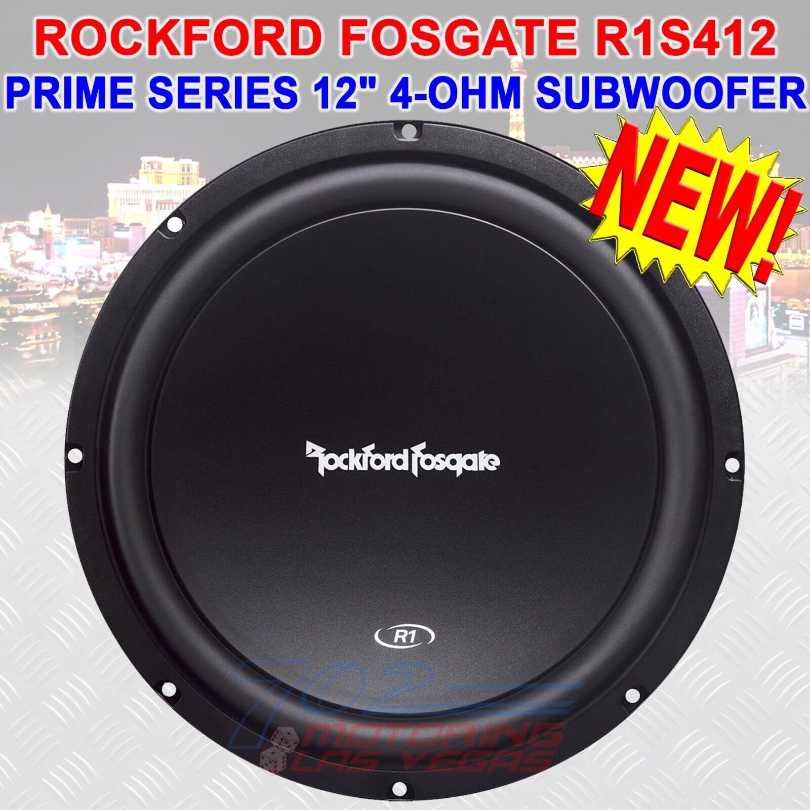 ROCKFORD FOSGATE R1S4-12 300 WATTS 12 ROCKFORD FOSGATE R1S4-12 300 WATTS 12