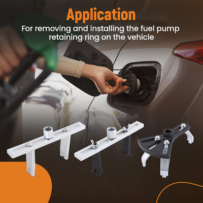 3x Universal Fuel Pump Removal Tools Adjustable Fuel Pump Lock Ring Adjustable