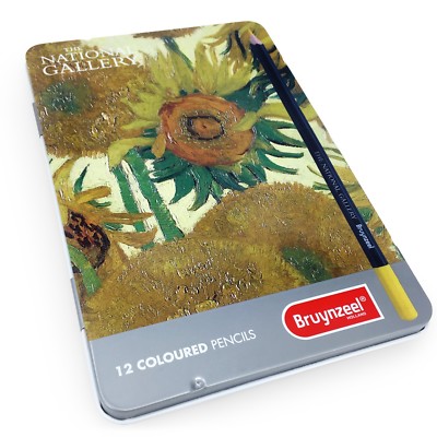 Bruynzeel  The National Gallery Limited Edition  12 Coloured Pencils in Gift Tin