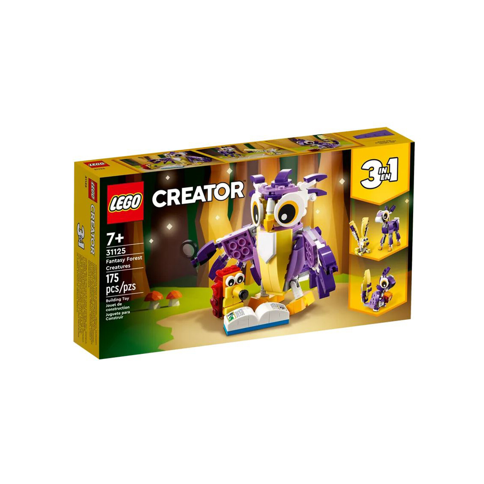 Строительный набор LEGO Creator Fantasy Forest Creatures 31125 НОВЫЙ В НАЛИЧИИ