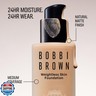Bobbi Brown Weightless Skin Foundation SPF 15 | Oil-Controlling, 24-Hour Hydrating Foundation, Medium Coverage| Natural Matte Finish, 1 Fl Oz, Honey