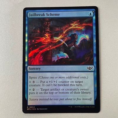 Magic the Gathering Outlaws of Thunder Junction #53 Jailbreak Scheme Foil