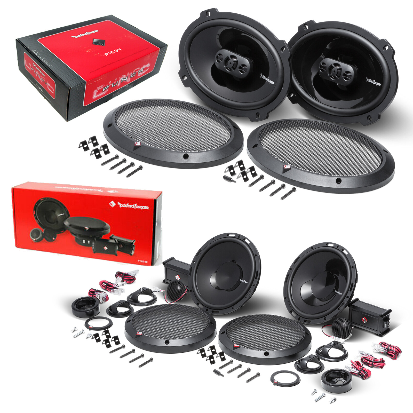 Rockford Fosgate punch スピーカー FRC1205 ペア Rockford